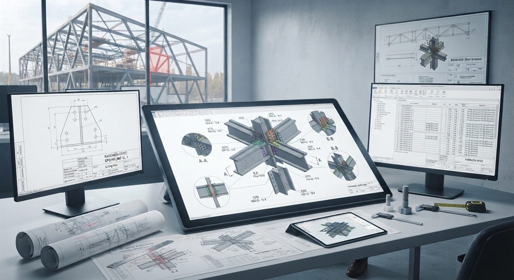 Steel structure detailing project – IS Engineering